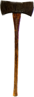 DOUBLE HEADED AXE BLOODY